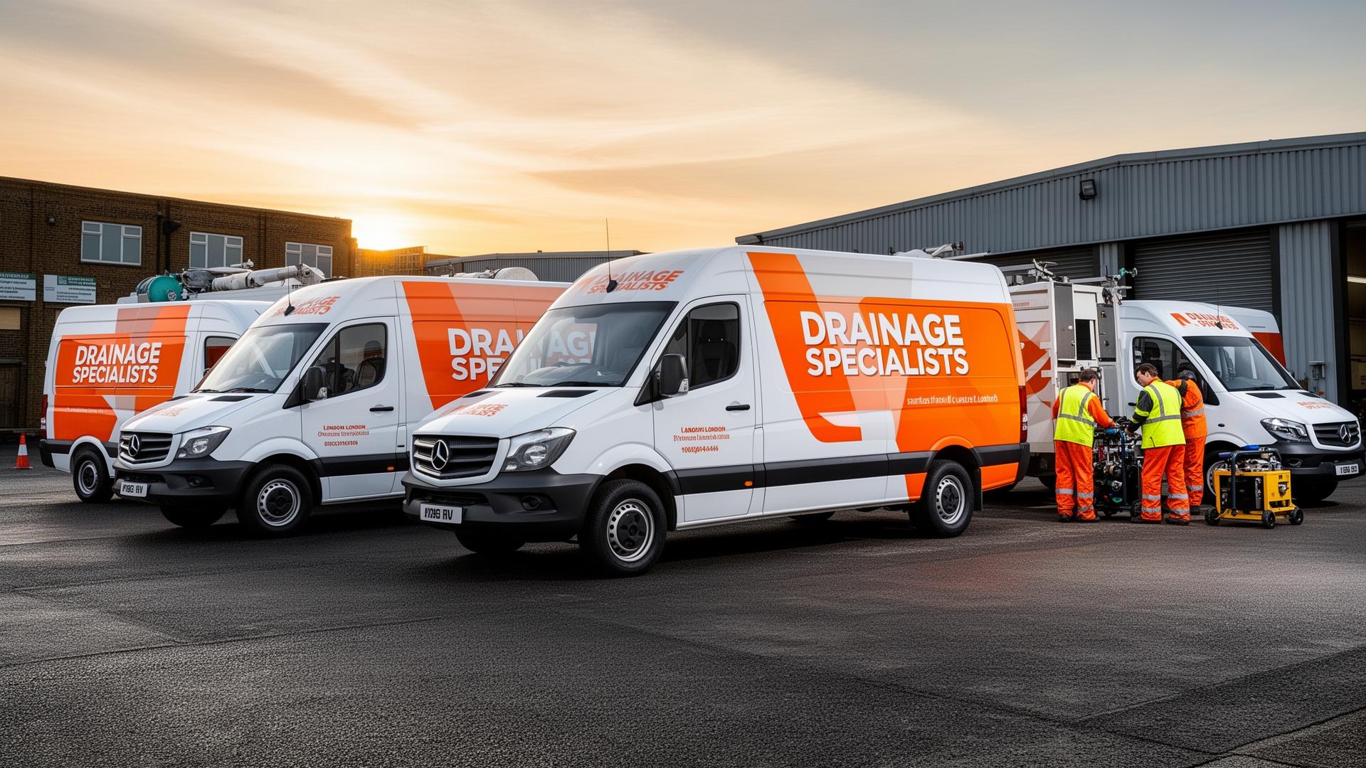 London Drains specialist drainage fleet